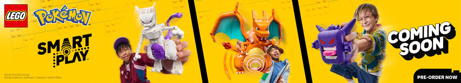 Lego Pokemon. Coming Soon Smart Play. Learn More.