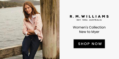 R.M. Williams Women's collection, new to Myer. Click here to shop now.