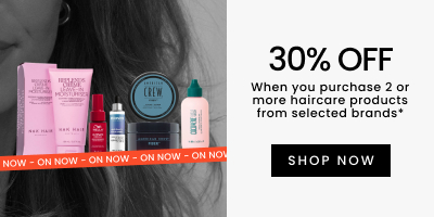 30% OFF When you purchase 2 or more haircare products from on Coco & Eve, NAK Hair, Slip, Wella Professionals, Nioxin and American Crew.