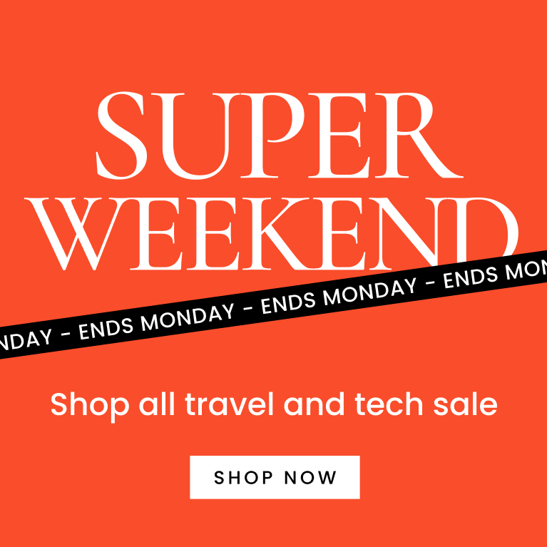 Super weekend. Shop all Travel & Tech sale. Shop now.