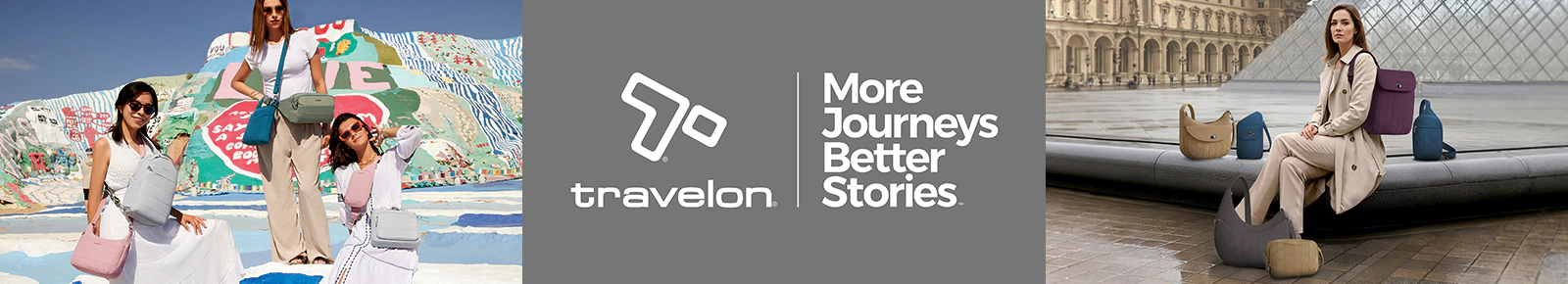 Travelon. More journeys better stories.