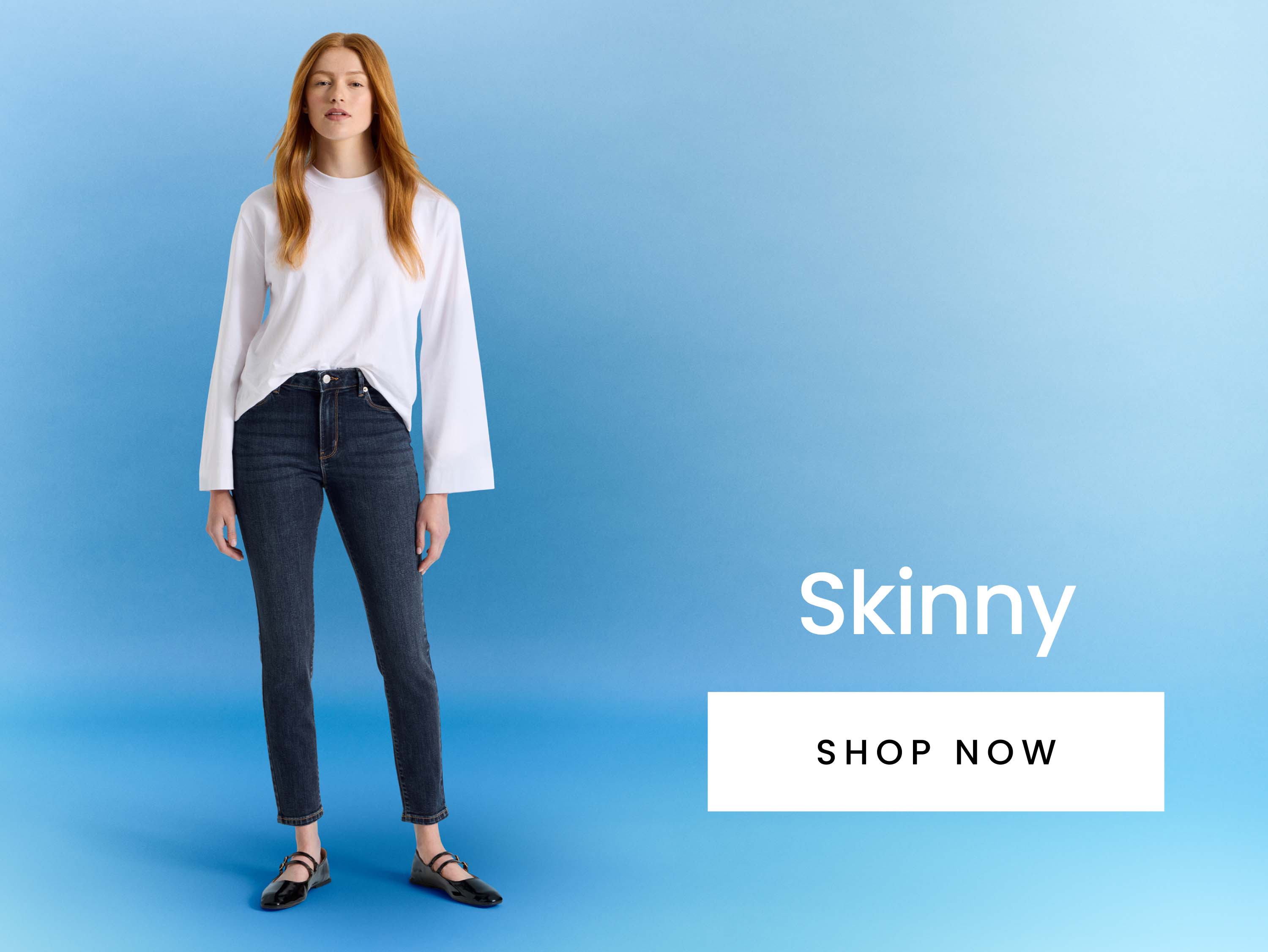Women's skinny denim jeans. Shop now.