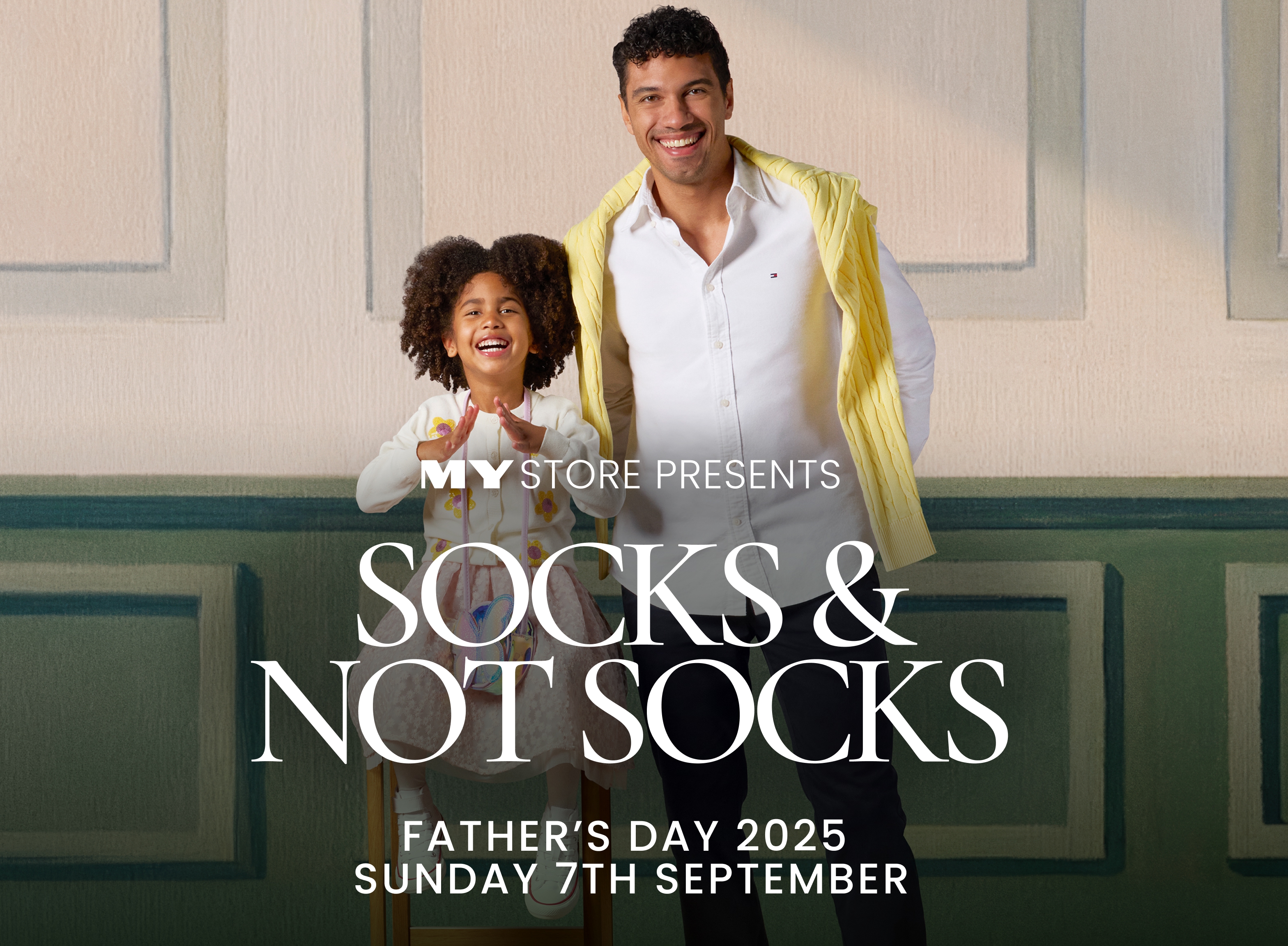 My Store Presents - Socks & Not Socks. Father's Day 2025 Sunday 7th September.
