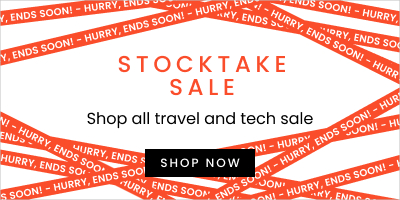 Shop the travel & tech stocktake sale. Click here to shop now.