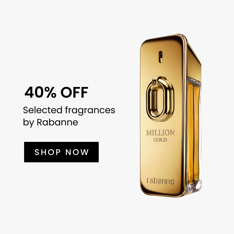 40% Off Selected fragrances by Rabanne. Click here to Shop Now.