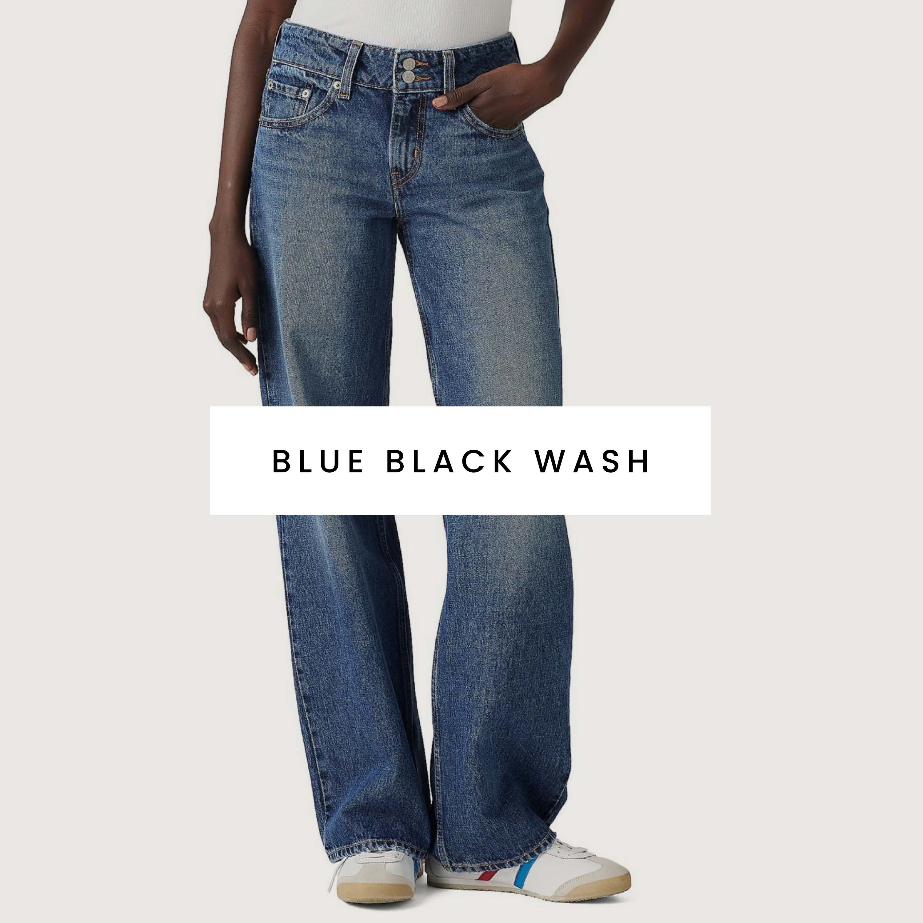 Shop Black Wash Jeans now