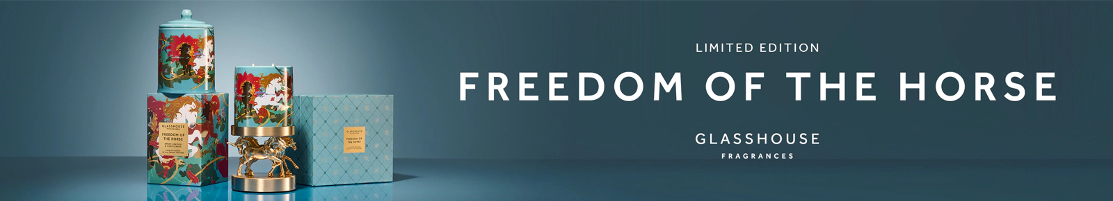 Glasshouse Fragrances. Limited Edition Freedom of The Horse