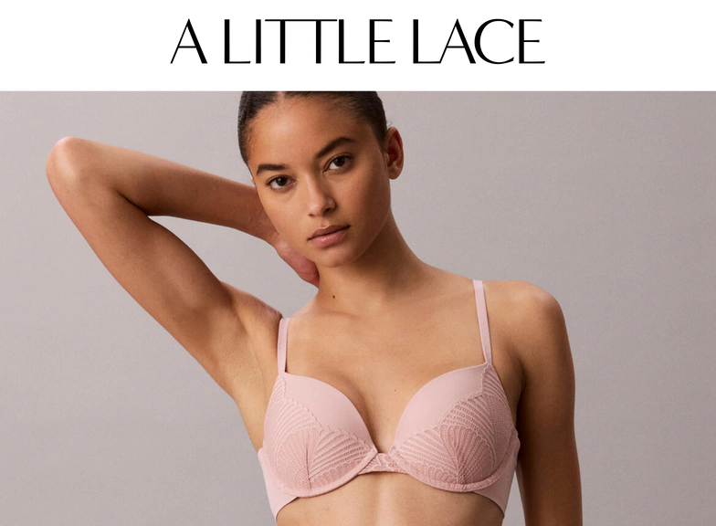 A little lace. Click here to shop now.