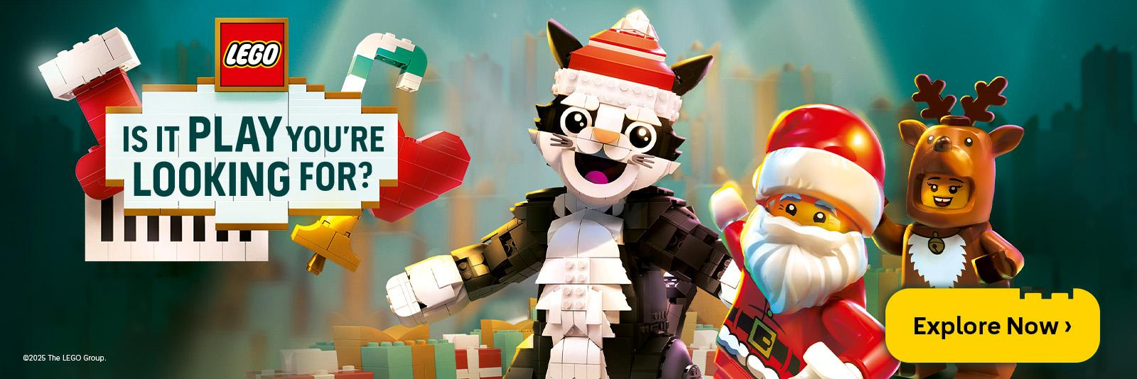 Is it play you're looking for? Explore Lego now