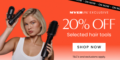 20% off selected hair tools Shop now.