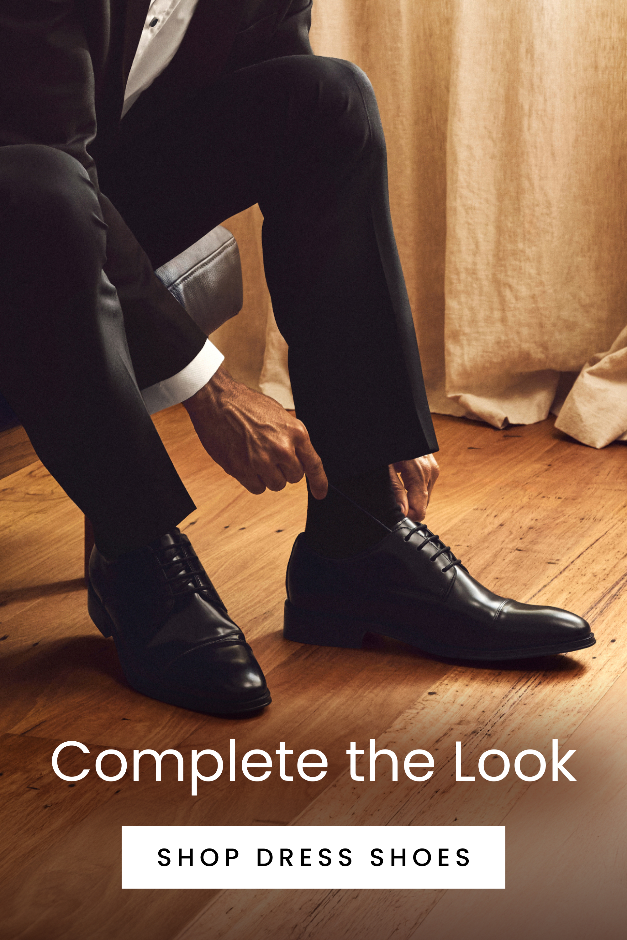 Complete the look. Shop dress shoes