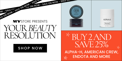 Mystore presents your beauty resolution. Buy 2 and Save 25% Alpha-H, American Crew, endota, and more. Click here to shop now.