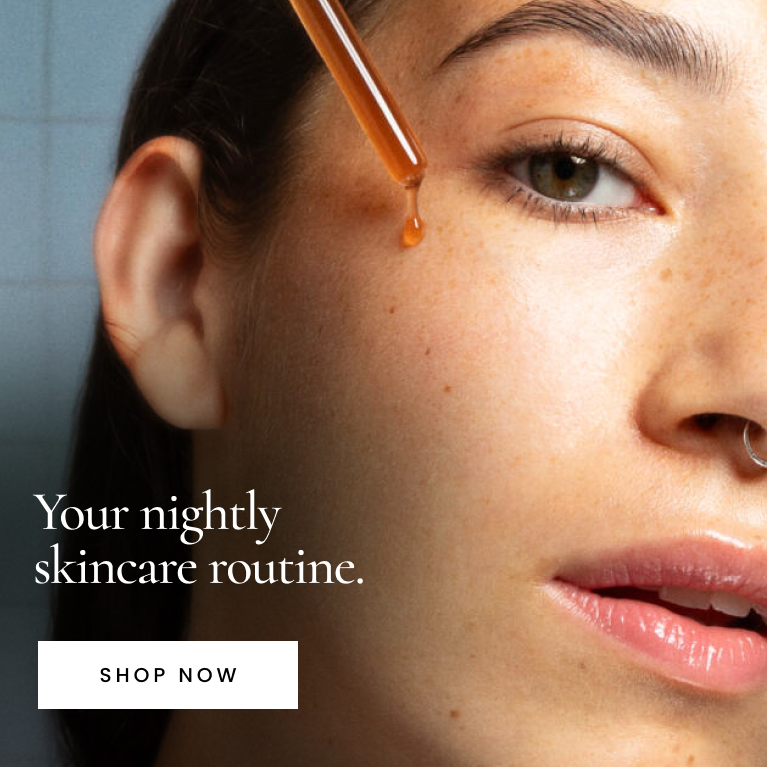 Your nightly skincare routine. Shop now.