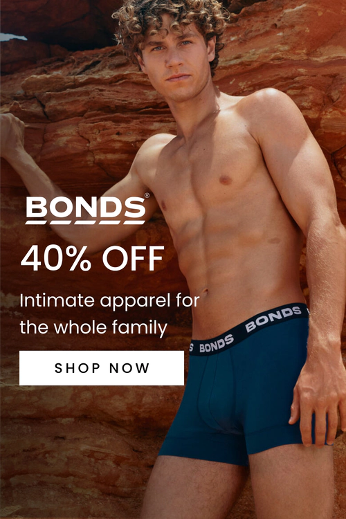 BONDS. 40% OFF Intimate apparel for the whole family. Shop Now