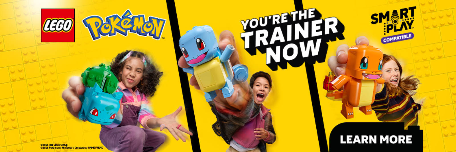 LEGO® Pokémon. You're the trainer now. Click here to learn more.