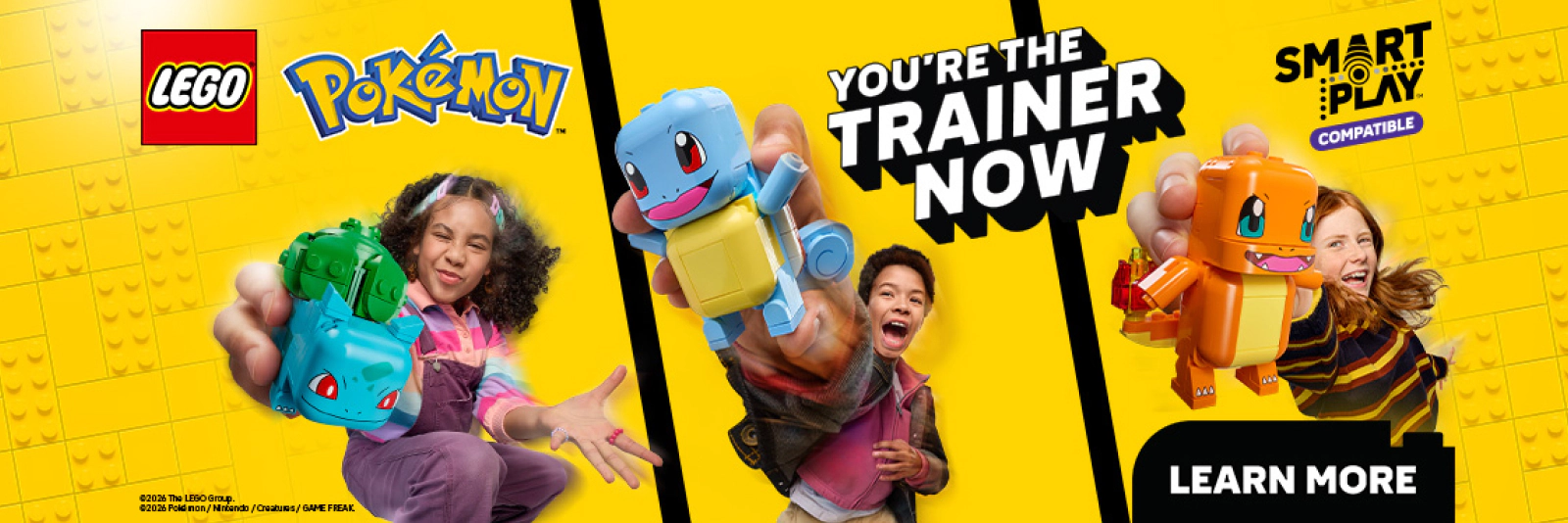 LEGO® Pokémon. You're the trainer now. Click here to learn more.