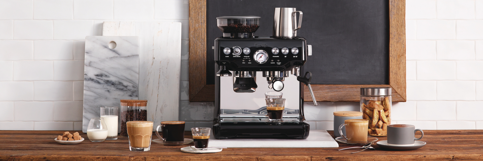 Click here to shop the Barista Express coffee machine