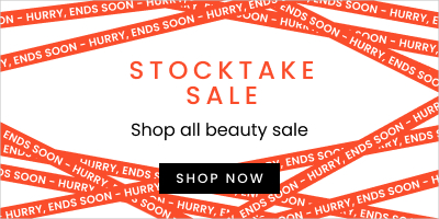 Shop the beauty stocktake sale. Hurry, ends soon! Click here to shop now.