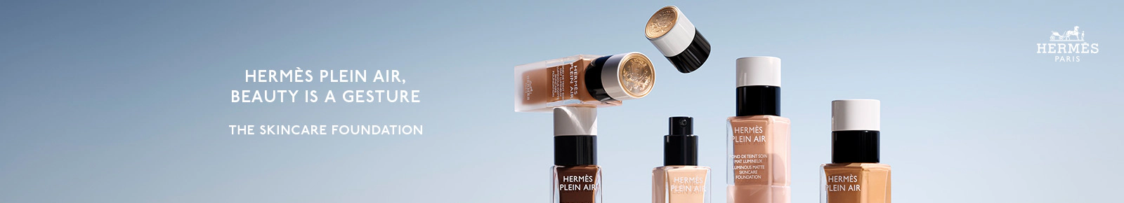 Hermes Plein Air. Beauty is a gesture. The skincare foundation.
