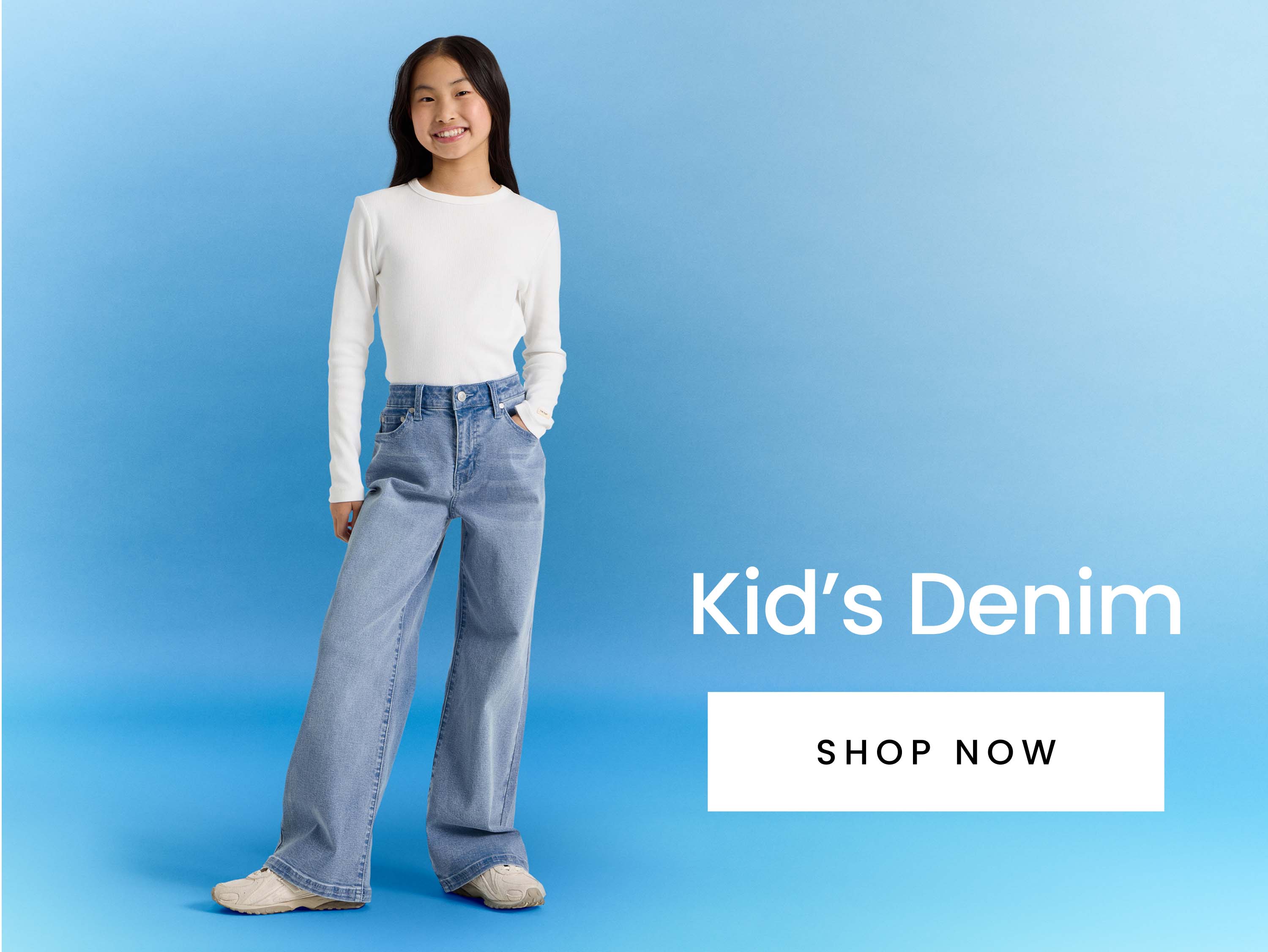 Kids' Denim. Shop now.