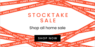 Shop the home stocktake sale. Click here to shop now.