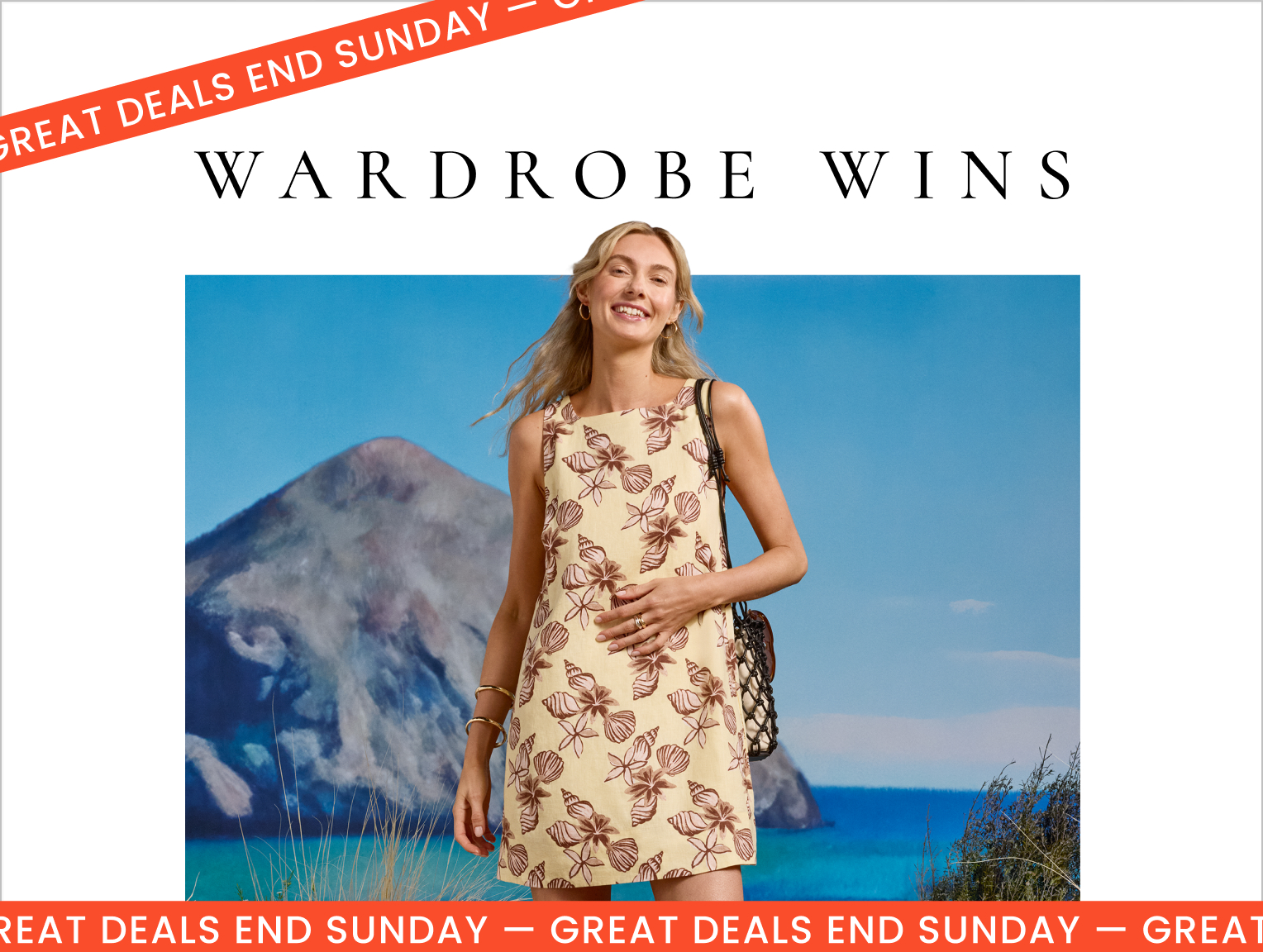 Wardrobe wins - Great deals end Sunday