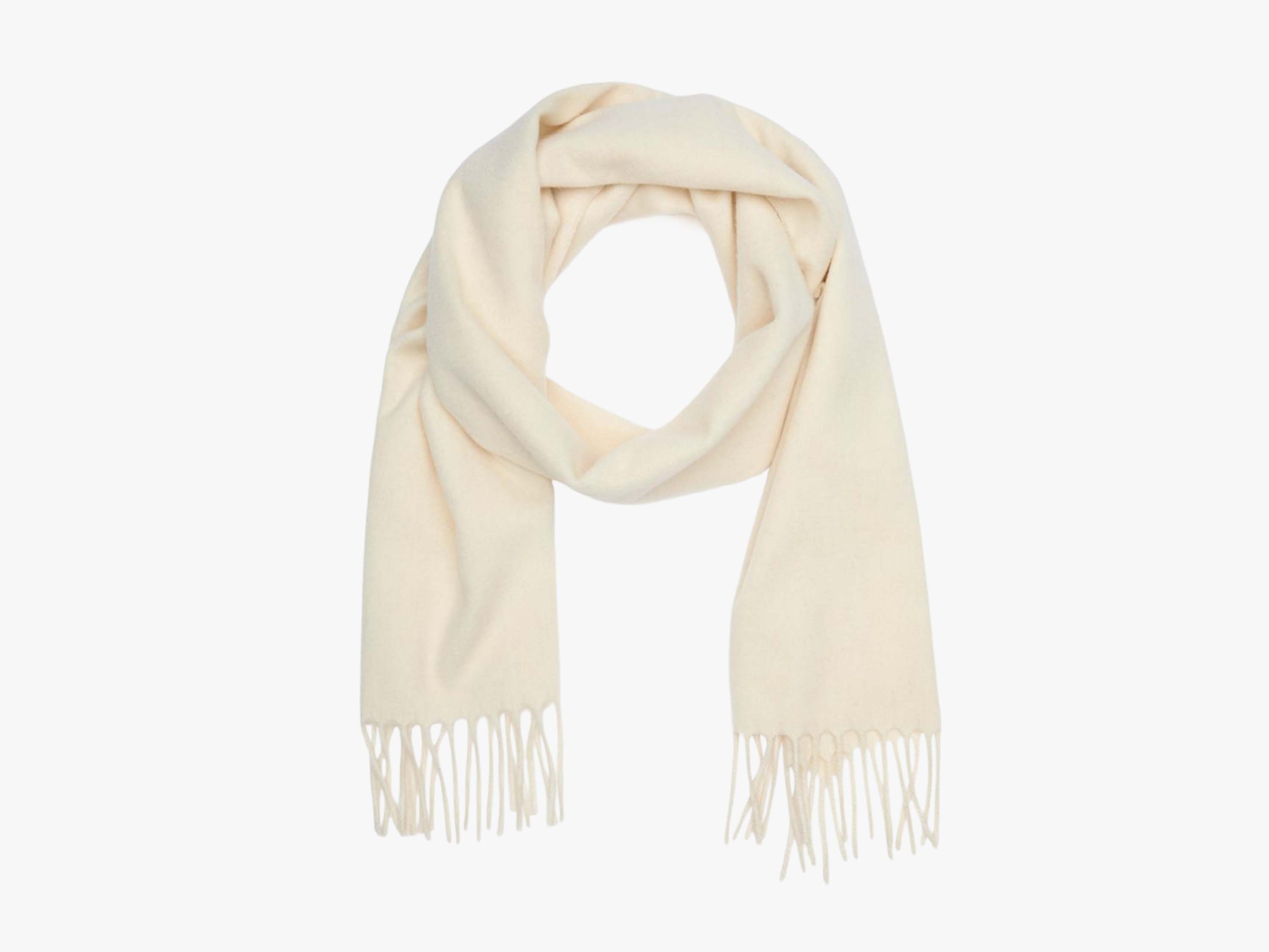 Click here to shop the Seed Heritage Super Soft Wool Scarf in Coconut Cream