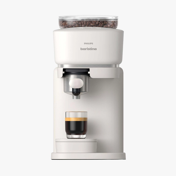 Click here to shop the Philips Baristina Espresso Machine BAR300/00 in Cloud White