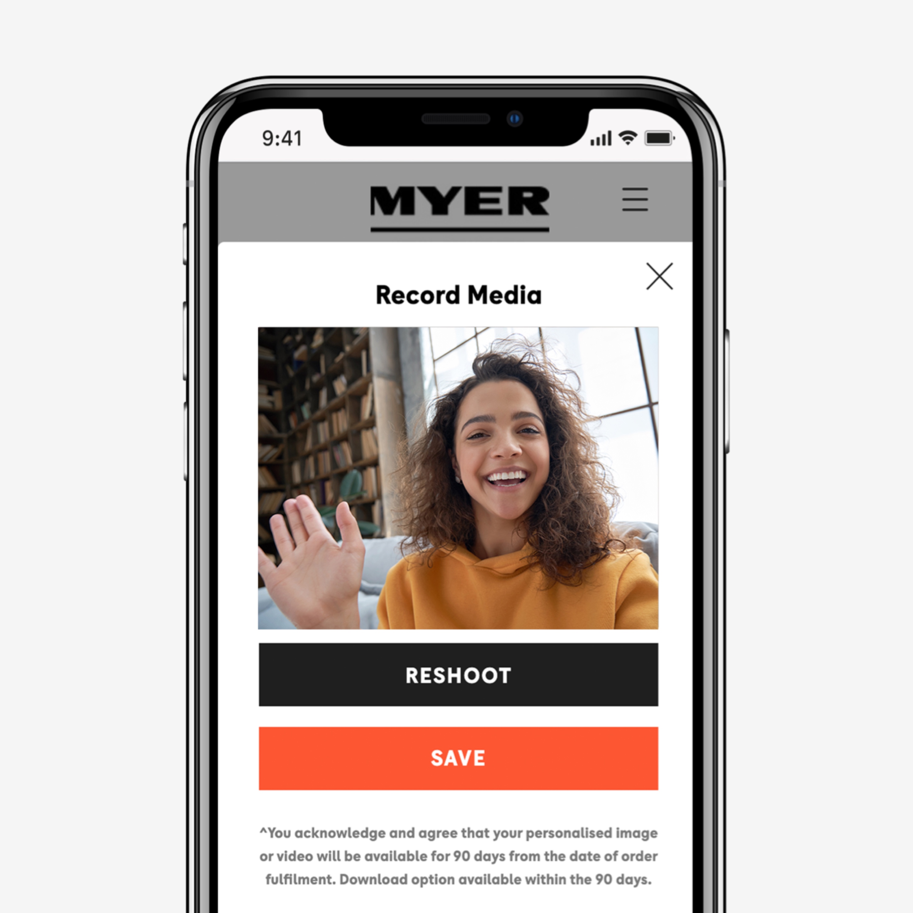 Buy myer sales gift card online