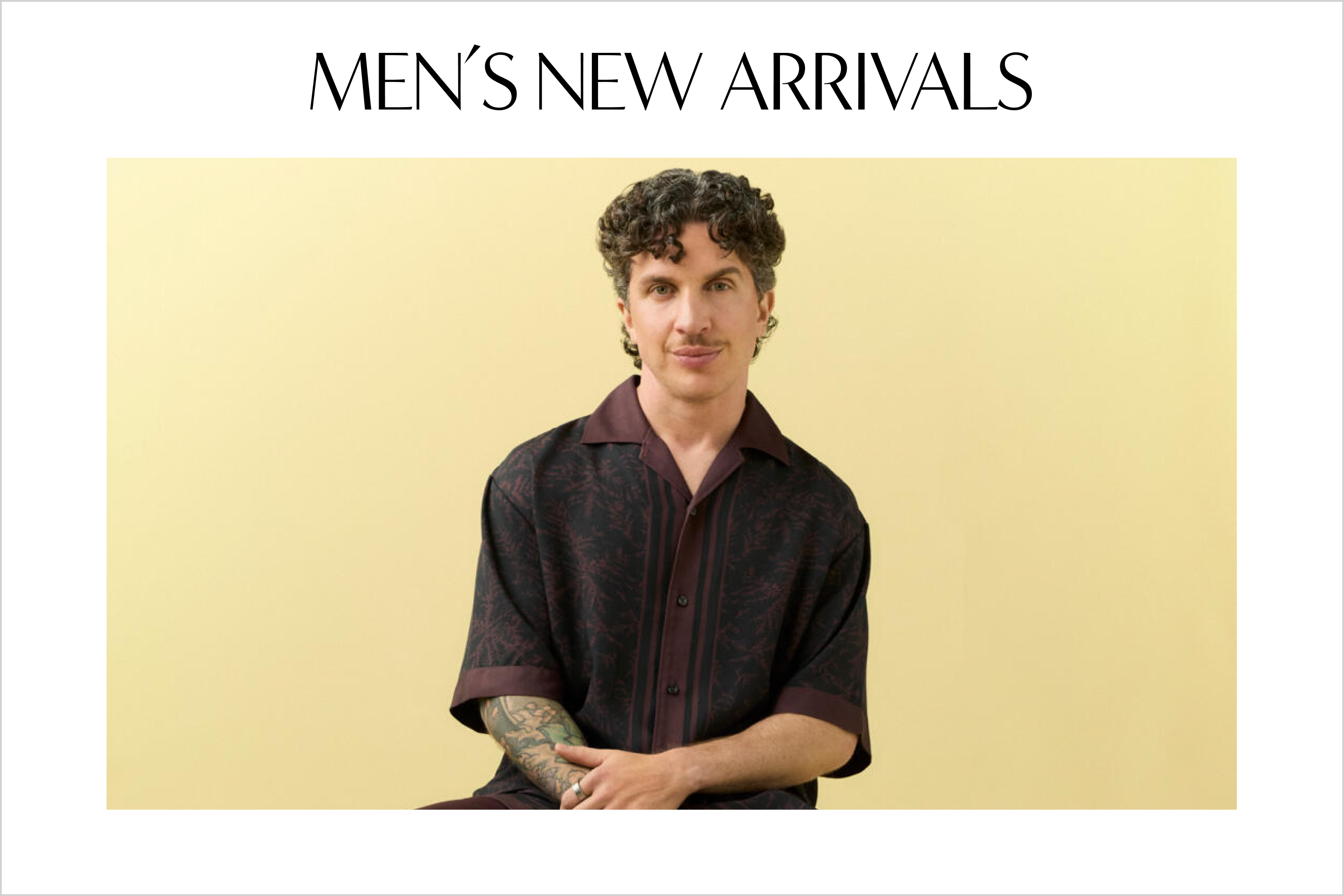 Shop mens new arrivals now.