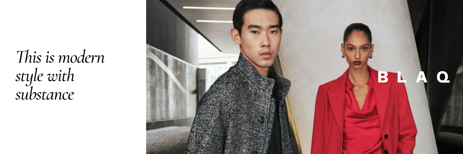 This is modern style with substance.