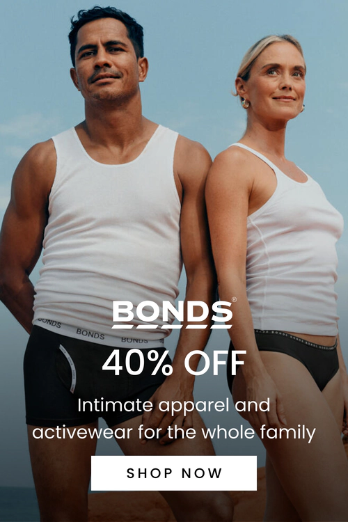 BONDS. 40% OFF Intimate apparel & activewear for the whole family. Shop Now