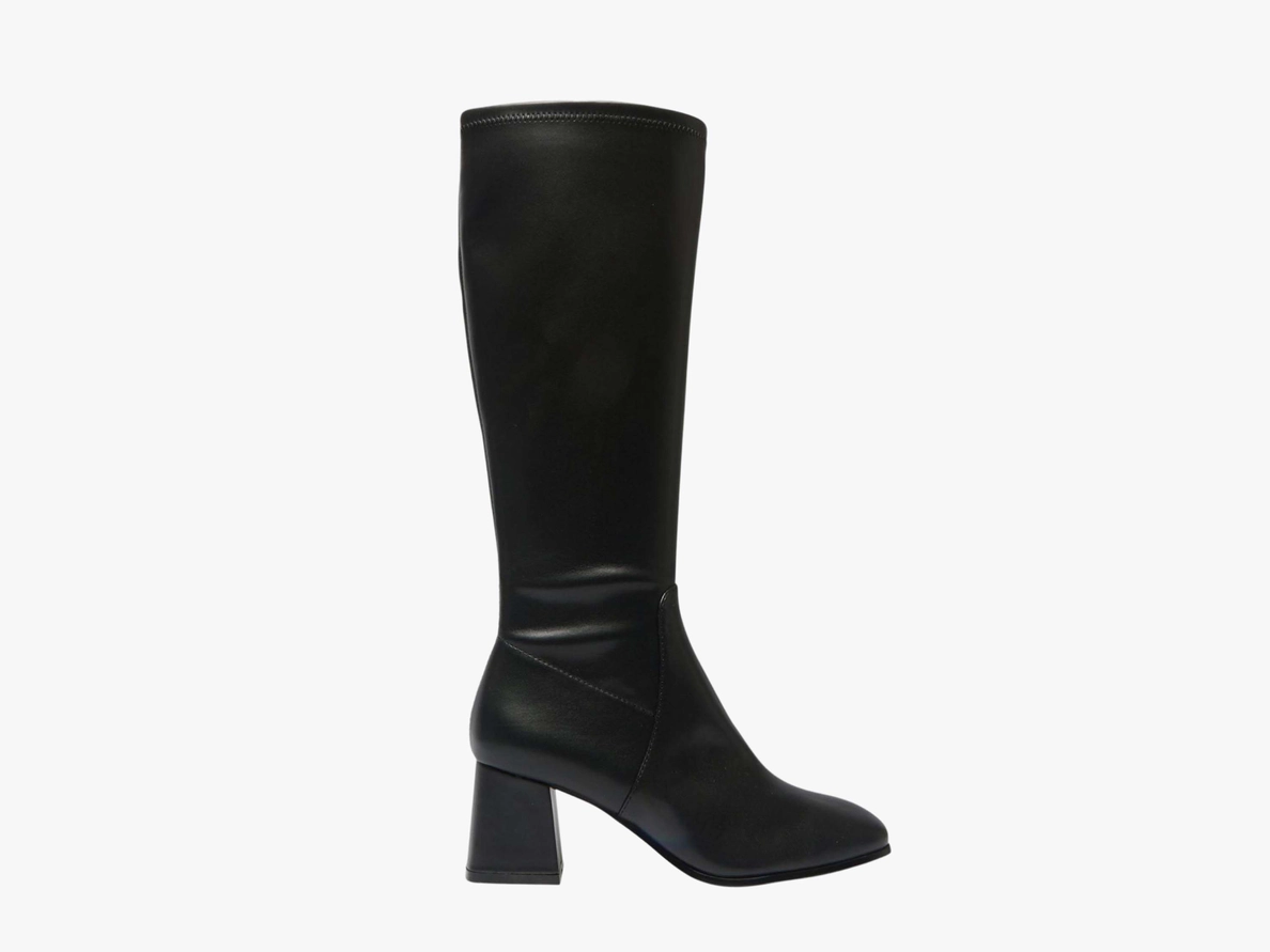 Click here to shop the Sandler Heritage Knee Boots in Black Stretch