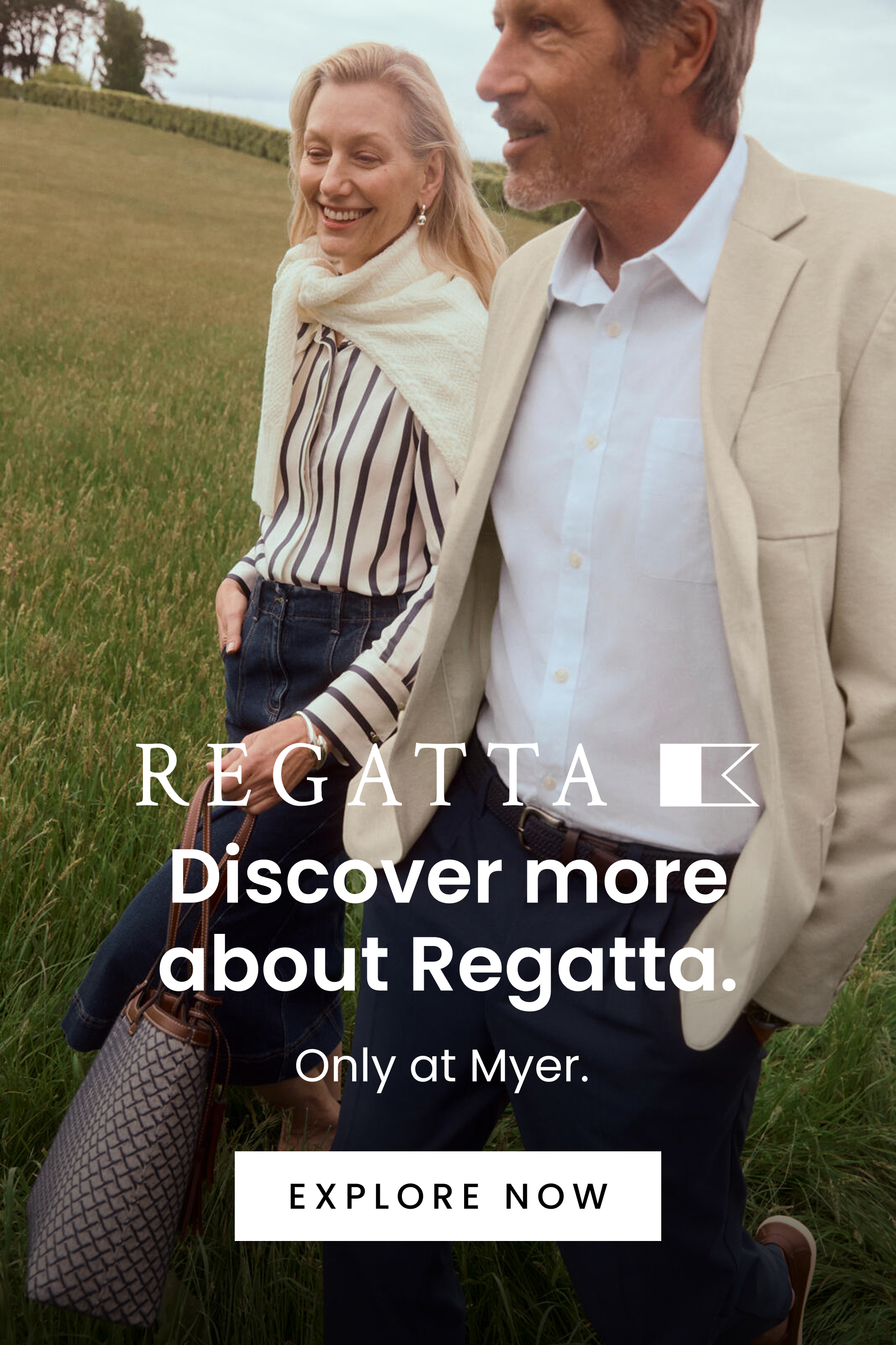 Discover more about Regatta, our new exclusive brand to Myer. Click here to shop now.