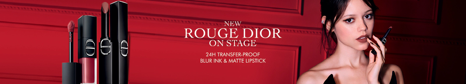 New
Rouge Dior
On Stage
24H Transfer-Proof
Blur Ink & Matte Lipstick