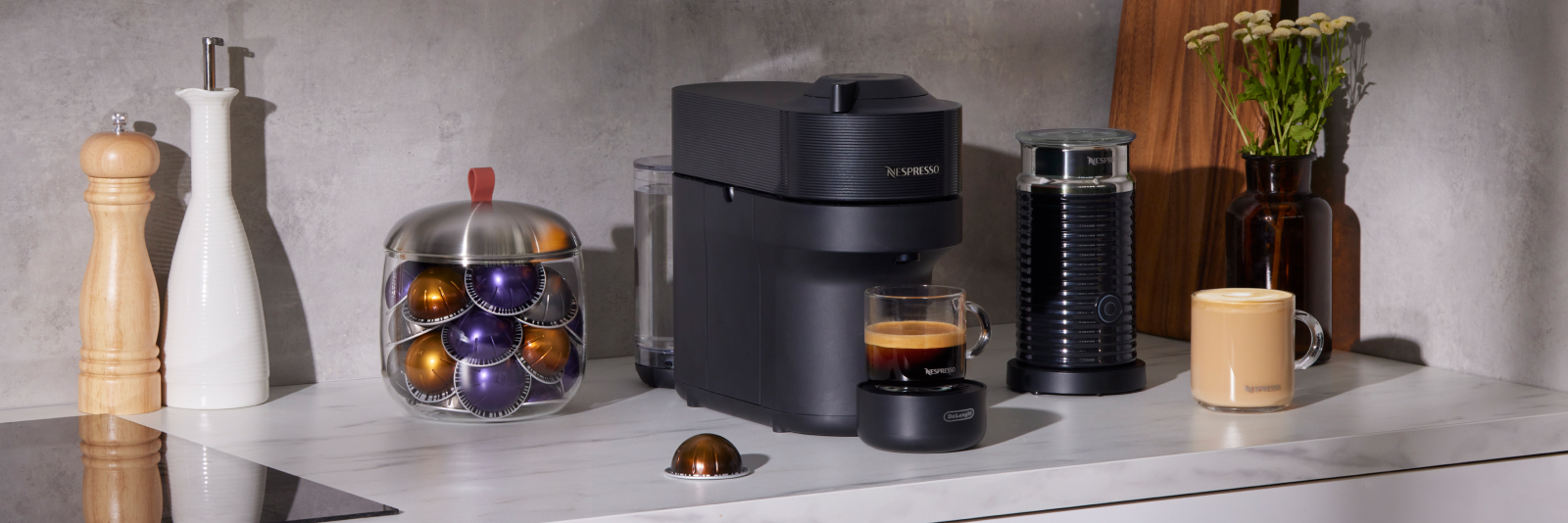 Click here to shop the Nespresso De-Longhi Vertuo Pop
