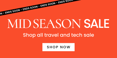 Shop the travel & tech mid season sale. Click here to shop now.