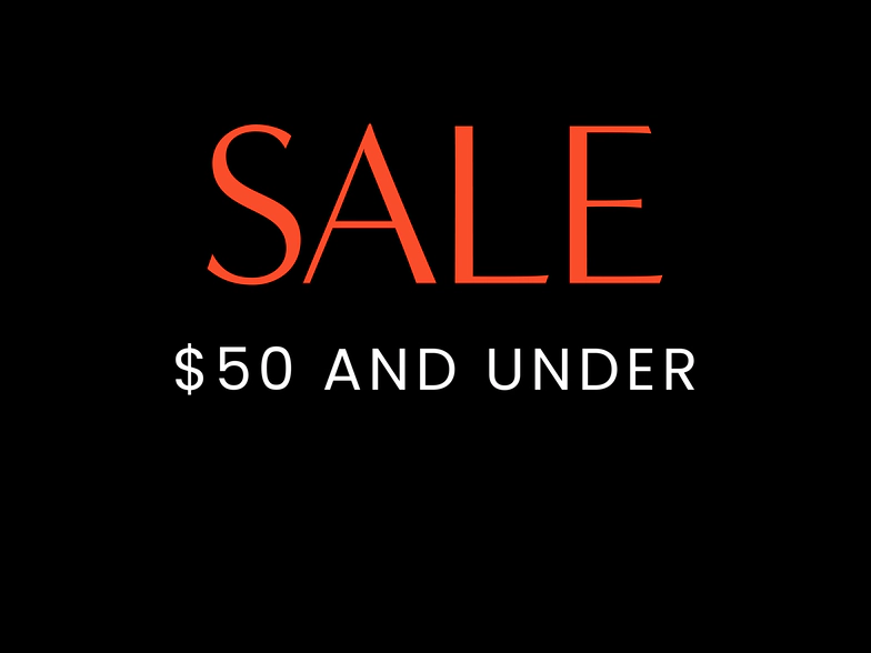 Sale. $50 and under