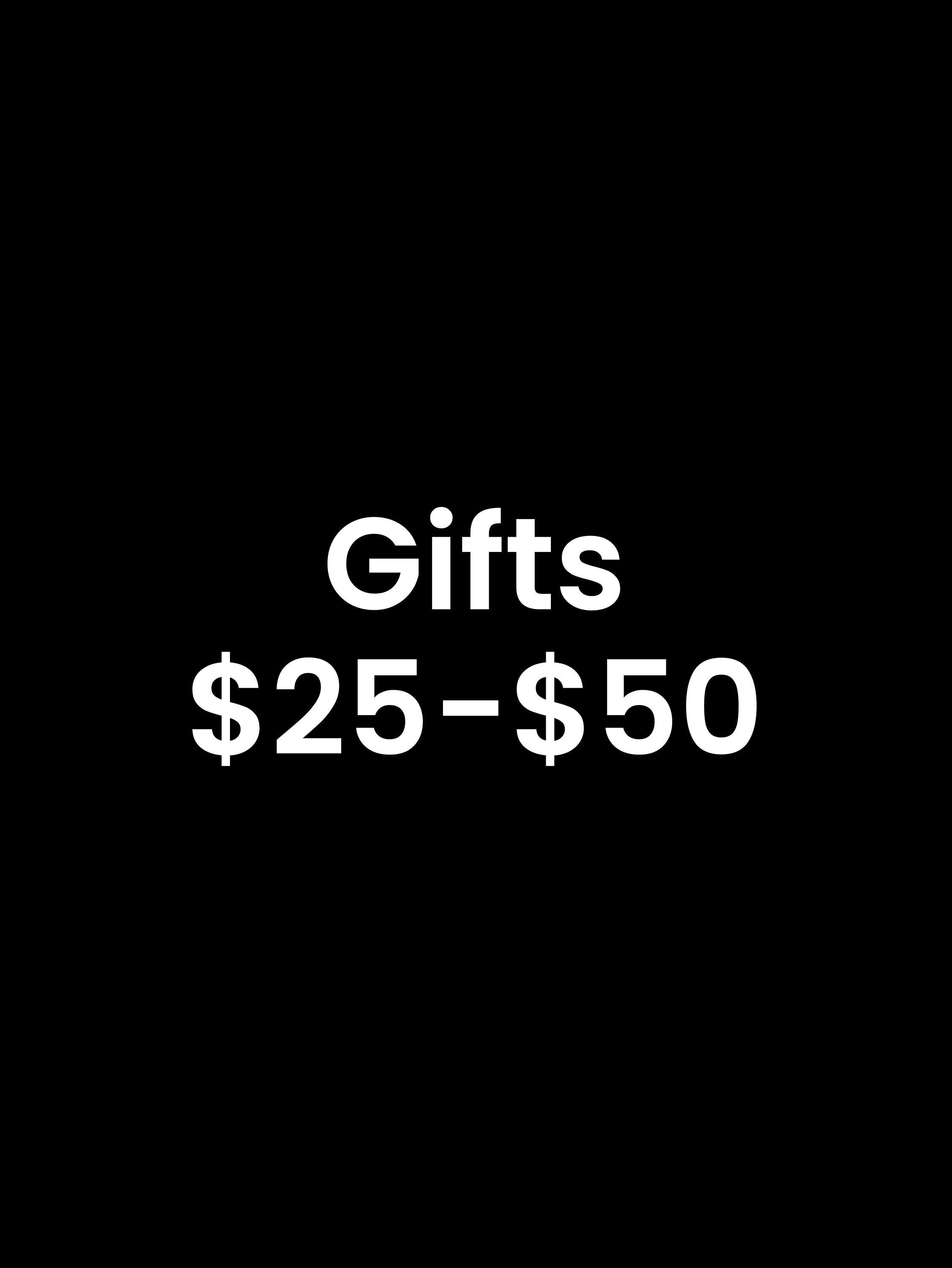 Gifts $25-$50