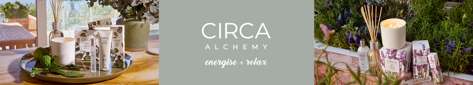 CIRCA ALCHEMY energise. Formulated with fragrance technology to promote energy and focus.