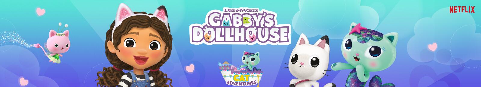 Gabby's Dollhouse Kids Clothes Girls Sets Summer Gabby Cats T-shirt+Bow  Cartoon Print Skirt+Bag 3-piece Children's Clothing Suit