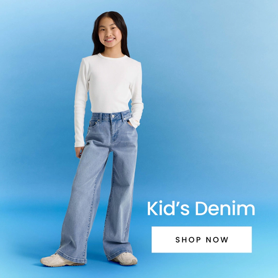 Kids' Denim. Shop now.