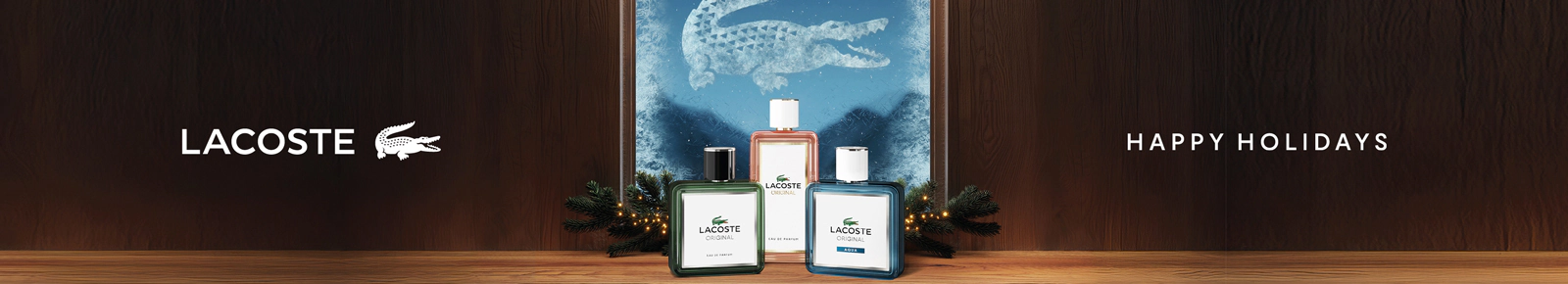 Lacoste, original aqua. The new fragrance.