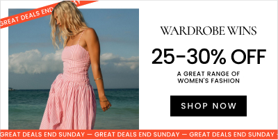 Women's Wardrobe Wins. Click here to shop now.