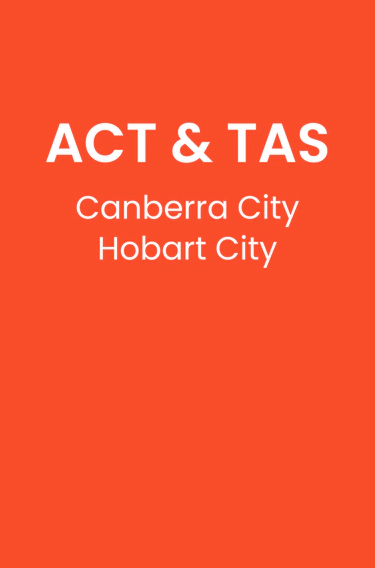ACT & TAS- Canberra City, Hobart City