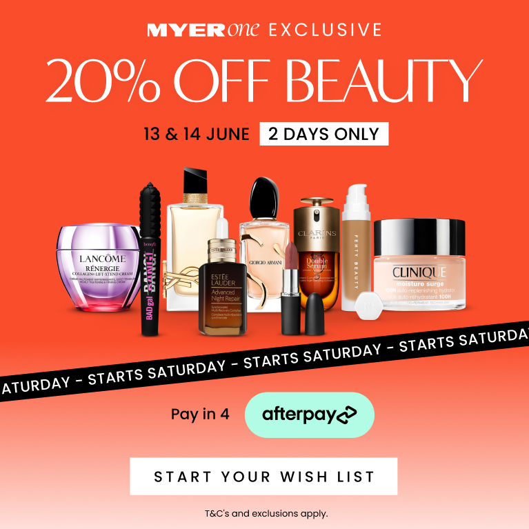 20% OFF BEAUTY. 13 & 14 JUNE 2 DAYS ONLY.