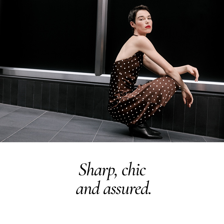 Sharp, chic and assured.