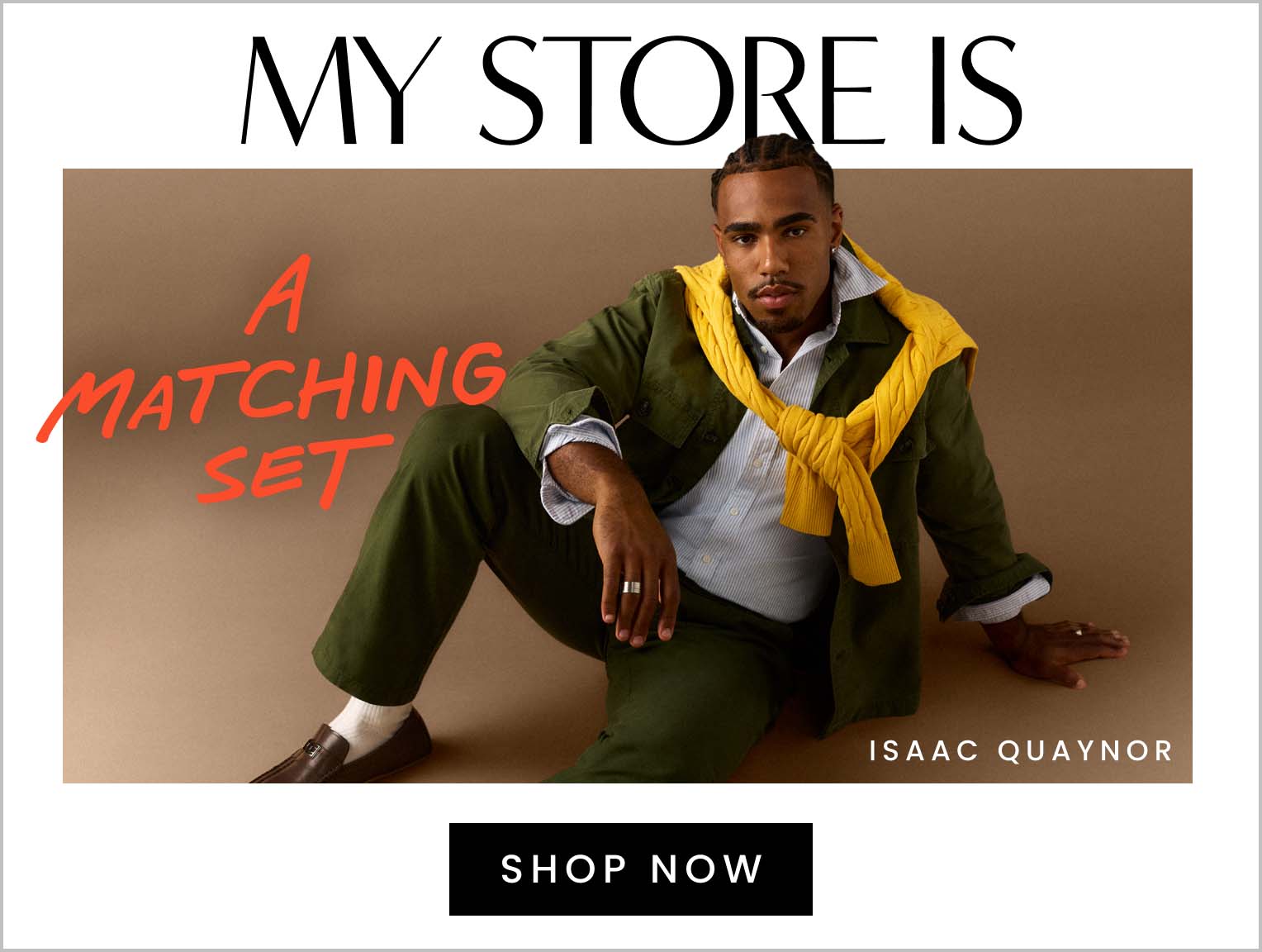 Mystore is A Matching Set. Click here to shop now.