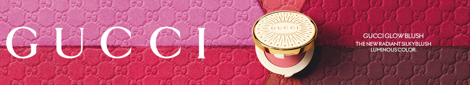 Gucci Glow Blush. The new radiant silky blush. Luminous colour.