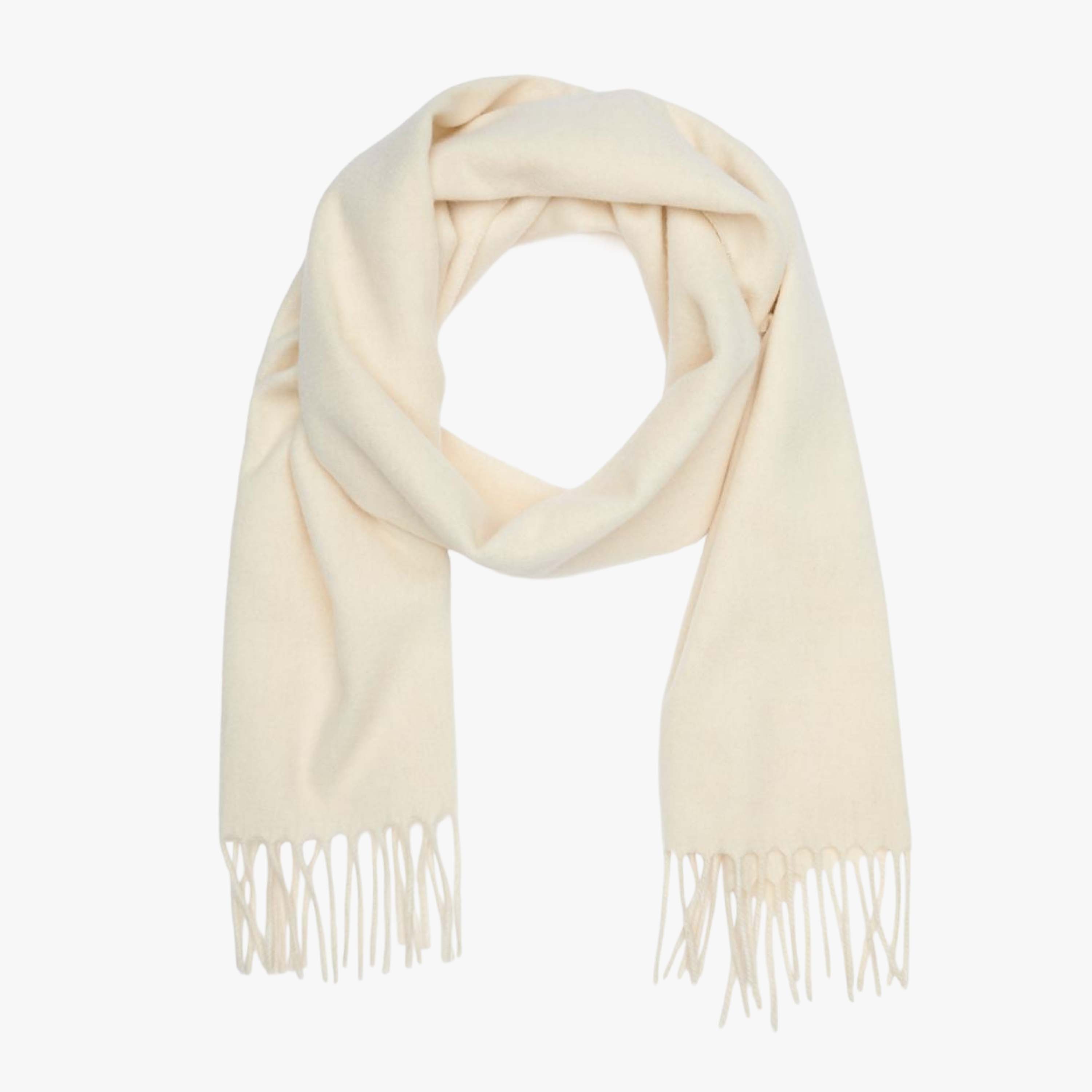 Click here to shop the Seed Heritage Super Soft Wool Scarf in Coconut Cream